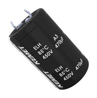 KEMET ELH227M400AQ6AA CAP, ALU ELEC, 220UF, 400V, SNAP-IN