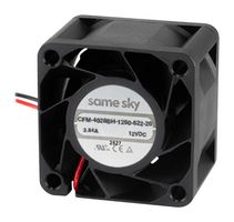 SAME SKY CFM-4028BH-1250-622-20 DC FAN, 29CFM, 62.2DBA, 12VDC