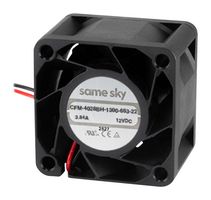 SAME SKY CFM-4028BH-1300-653-22 DC FAN, 35.28CFM, 65.3DBA, 12VDC ROHS COMPLIANT: YES
