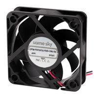 SAME SKY CFM-5015CG-030-186-20 DC FAN, 6.89CFM, 18.56DBA, 5VDC
