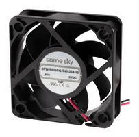 SAME SKY CFM-5015CG-045-234-22 DC FAN, 10.46CFM, 23.43DBA, 5VDC ROHS COMPLIANT: YES