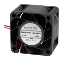 SAME SKY CFM-4028BH-1350-689-20 DC FAN, 40.92CFM, 68.9DBA, 12VDC ROHS COMPLIANT: YES