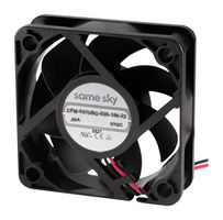 SAME SKY CFM-5015BG-030-186-22 DC FAN, 6.89CFM, 18.56DBA, 5VDC