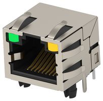 TE CONNECTIVITY 2496699-2 RJ45 CONN, R/A JACK, 8P8C, 1PORT, THT ROHS COMPLIANT: YES