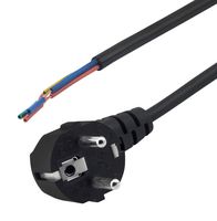 STEWART CONNECTOR PC-E7006FSL PWR CORD, CEE 7/7-FREE END, BLK, 6'