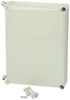 FIBOX EKP 80-G-2FSH COVER HINGED COVER, LT GREY, PC, 280X380X80MM ROHS COMPLIANT: YES