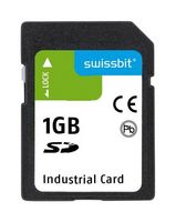 SWISSBIT SFSD1024L1BN1WI-E-DE-111-STD MEMORY CARD, SD, 1GB, -25 TO 85DEGC