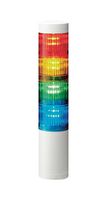 PATLITE LR5-402WINW-RYGB SIGNAL TOWER, BLU/GRN/RED/YELL/4TIER/24V