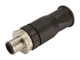 HARTING 21033191801 SENSOR CONN, M12, MALE, 8 POS, CBL MNT