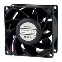 SAME SKY CFM-8032B-175-587-20 DC AXIAL FAN, 91.4CFM, 16.8W, 12V