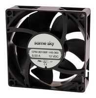 SAME SKY CFM-8038BF-460-463 DC AXIAL FAN, 49.8CFM, 7.2W, 48V