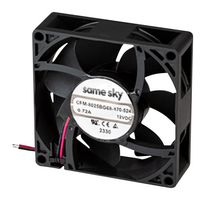 SAME SKY CFM-8025BG68-460-487-22 DC AXIAL FAN, 63.64CFM, 6.24W, 48V