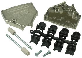 MH CONNECTORS MHDTZK25-RA-PC-K HOOD, DIECAST, RAPID ASSEMBLY, 25WAY