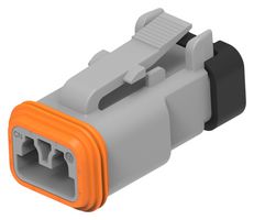 TE CONNECTIVITY DT06-2S-CE01 AUTOMOTIVE CONN, PLUG/RCPT, 2P, 13A/250V