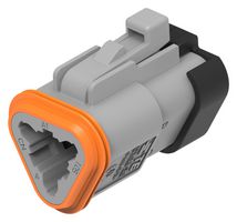 TE CONNECTIVITY DT06-3S-CE01 AUTOMOTIVE CONN, PLUG/RCPT, 3P, 13A/250V