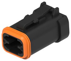 DEUTSCH - TE CONNECTIVITY DT06-4S-CE05 AUTOMOTIVE CONN, PLUG/RCPT, 4P, 13A/250V