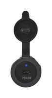MULTICOMP PRO MP016665 AUTO USB POWER CHARGER, TYPE C, 24VDC