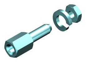 MOLEX / FCT 173112-0102 D-SUB JACK SCREW, 4-40UNC-2A, 8MM