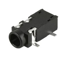 SAME SKY SJ2-35863B1-SMT-TR AUDIO CONN, R/A JACK, 5POS, SMT ROHS COMPLIANT: YES