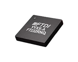 FTDI FT232RNQ-TRAY USB TO SERIAL UART, 85DEG C, QFN-EP-32 ROHS COMPLIANT: YES
