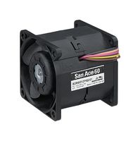 SANYO DENKI 9CRH0612P6G001 DC FAN, 90.8CFM, 78DBA, 12VDC