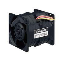 SANYO DENKI 9CRHA0848P8J001 DC FAN, 199CFM, 85DBA, 48VDC