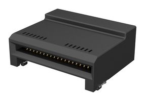 AMPHENOL COMMUNICATIONS SOLUTIONS V95-ADZ01-NV0021T I/O CONNECTOR, R/A QSFP, 1X1, 38POS, SMT