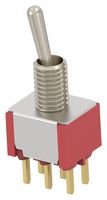 TE CONNECTIVITY - ALCOSWITCH DMTD1T4B4TPVG05 TOGGLE SWITCH, DPDT, 20V, PANEL/TH