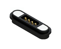 EDAC MPM-VA0-104-2R02-A00 MAGNETIC CONN, PLUG, 4P, 2.2MM, 3A, 12V