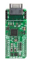 MIKROELEKTRONIKA MIKROE-6646 ETH WIZ 3 CLICK ADD-ON BOARD, SPI, UART