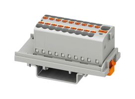 PHOENIX CONTACT 1047454 DISTRIBUTION BLOCK, 19 POLE, 17.5A, 500V