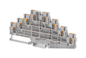 PHOENIX CONTACT 1334599 TERMINAL BLOCK, 8POS, 4LEVEL, 18A, 500V