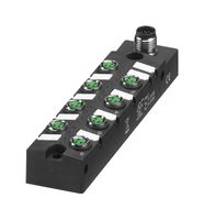 PHOENIX CONTACT 1197575 DISTRIBUTOR BOX, M8, 3POS, 8PORT, IP67