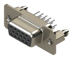 MH CONNECTORS MHHDD-15FNS-E1 D-SUB CONN, RCPT, DE, 15POS, SOLDER