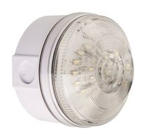 MOFLASH SIGNALLING LED195-02WH-05 BEACON, CLEAR, CONTINUOUS/FLASHING, 30V