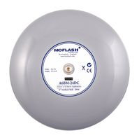 MOFLASH SIGNALLING A8BM-24DC MARINE BELL, 108DBA, GREY, 24VDC