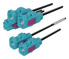 MOLEX 2257753712 RF CBL, HFM QUAD JACK-FAKRA JACK X 4, 1M