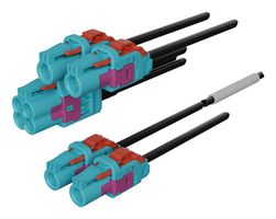 MOLEX 2257753122 RF CABLE, HFM QUAD JACK-HFM JACK X 4, 1M