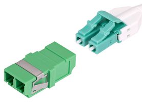 STARTECH DUPLEXLCAPCNOF COUPLER, LC-LC DUPLEX, APC, SINGLEMODE