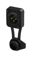 NEUTRIK NC3MD-TOP XLR CONNECTOR, PLUG, 3POS, PANEL PCB