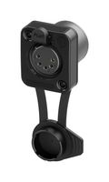NEUTRIK NC5FD-TOP XLR CONNECTOR, RCPT, 5POS, PANEL PCB