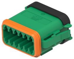 DEUTSCH - TE CONNECTIVITY DT06-12SC-CE05 AUTOMOTIVE CONN, PLUG, 12POS, 250V ROHS COMPLIANT: YES