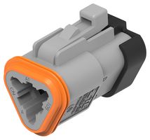 DEUTSCH - TE CONNECTIVITY DT06-3S-E003 AUTOMOTIVE CONN, PLUG, 3POS, 250V
