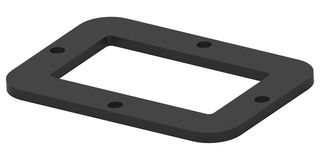 DEUTSCH - TE CONNECTIVITY DRC24-GKT GASKET, CLOSED CELL SPONGE, 24POS, BLACK ROHS COMPLIANT: YES