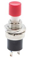 E-SWITCH PS1024ARED PUSHBUTTON SW, SPST, 3A, 125VAC, PANEL