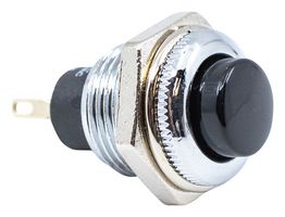 E-SWITCH RP3502MABLK PUSHBUTTON SW, SPST-NO, 3A/120VAC, PANEL