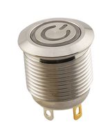 SAME SKY PBM1-M-WT12-P-F-SS-67 ANTI VANDAL PB SW, SPST-NO-DM, 6A/250VAC