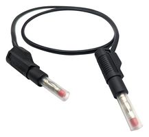 MUELLER ELECTRIC BU-2060-A-025-0 STACK/RETRACT 4MM BANANA PLUG-PLUG/250MM