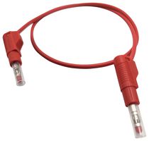 MUELLER ELECTRIC BU-2060-A-025-2 STACK/RETRACT 4MM BANANA PLUG-PLUG/250MM