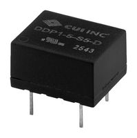 CUI DDP1-15-S15-D DC-DC CONVERTER, 15V, 0.067A
